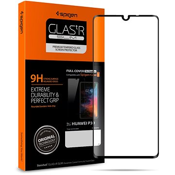 Obrázok Spigen Glass FC HD Black Huawei P30 (L38GL26018)