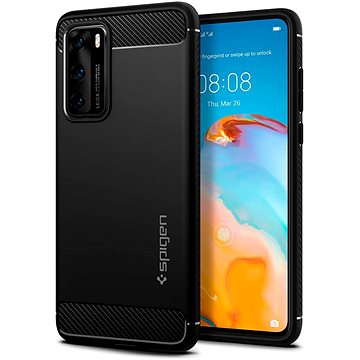 Obrázok Spigen Rugged Armor Black Huawei P40 (ACS00970)