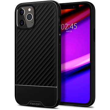 Obrázok Spigen Core Armor silikónový kryt na iPhone 12 / 12 Pro, čierny