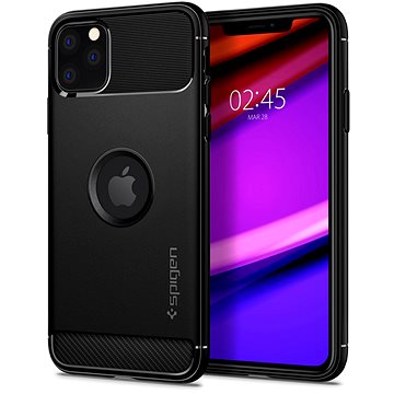 Obrázok Spigen Rugged Armor Black iPhone 11 Pro (077CS27231)