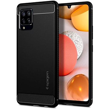 Obrázok Spigen Rugged Armor Black Samsung Galaxy A42 5G (ACS02113)