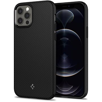 Obrázok Spigen MagArmor Black iPhone 12/12 Pro (ACS01865)