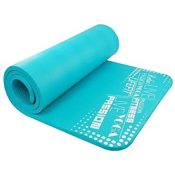 Obrázok Podložka LIFEFIT YOGA MAT EXKLUZIV PLUS, 180x60x1,5cm, světle tyrkysová