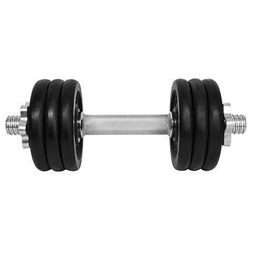 Obrázok Činka nakládací LIFEFIT jednoruční 11 kg, 30mm tyč/6x kotouč