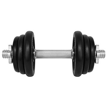 Obrázok Činka nakládací LIFEFIT jednoruční 12 kg, 30mm tyč/6x kotouč