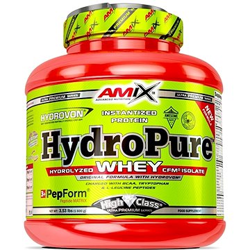 Obrázok Amix Nutrition HydroPure Whey Protein 1600 g, Double Dutch Chocolate (8594159539136)