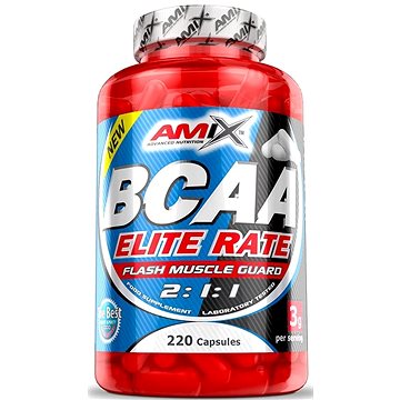 Obrázok Amix BCAA Elite Rate 220 kaps unflavored