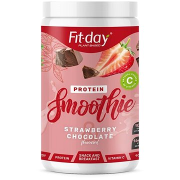 Obrázok Fit-day protein smoothie jahoda/čokoláda 900 g (90520)