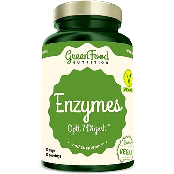 Obrázok GreenFood Nutrition Enzymy Opti 7 Digest 90cps (8594193920389)