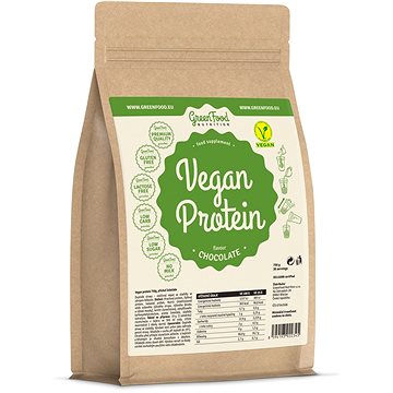 Obrázok GreenFood Nutrition Vegan proteín príchuť čokoláda 500 g (8594193922345)