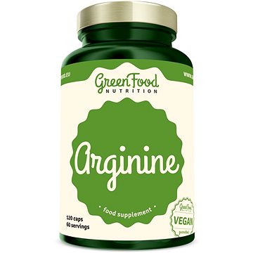 Obrázok GreenFood Nutrition Arginin 120 kapsúl (8594193920433)