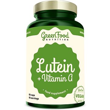 Obrázok GreenFood Lutein + Vitamin A 60 kapsúl