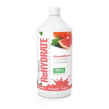 Obrázok GymBeam ReHydrate 1000 ml pink grapefruit