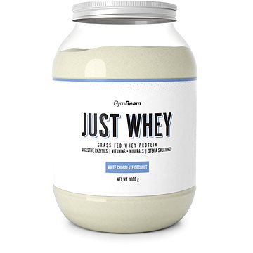 Obrázok GymBeam Just Whey 1000 g white chocolate coconut