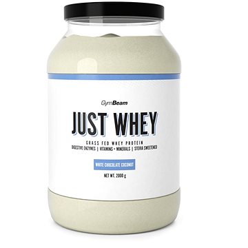 Obrázok GymBeam Just Whey 2000 g biela čokoláda kokos