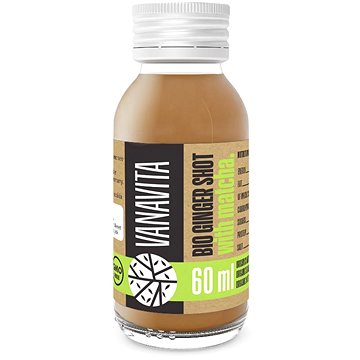 Obrázok VanaVita Bio Ginger shot with matcha 60 ml