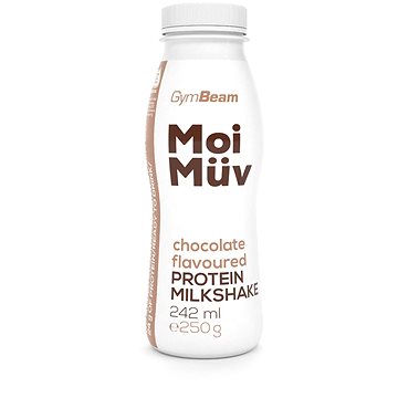 Obrázok GymBeam MoiMüv Protein Milkshake 242 ml čokoláda