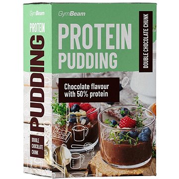 Obrázok GymBeam Protein Pudding 500 g double chocolate chunk