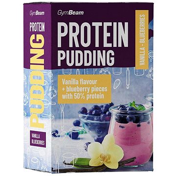 Obrázok GymBeam Protein Pudding 500 g vanilla blueberries