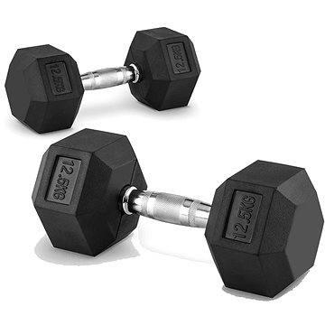 Obrázok Capital Sports Hexbell 12,5, 12,5kg, dvojica krátkoručných činiek (dumbbell)