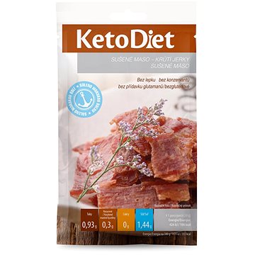 Obrázok KetoDiet morčacie jerky 3 × 30 g (8594181010658)