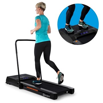 Obrázok Klarfit Workspace Fusion, bežecký pás & vibračná plošina, 1 - 12 km/h, bluetooth