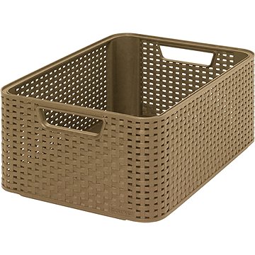 Obrázok CURVER Úložný box RATTAN Style2 M tm.mocha