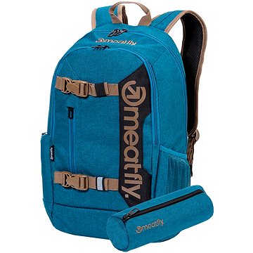 Obrázok Meatfly Basejumper 6 Backpack, Heather Petrol (8590201760220)