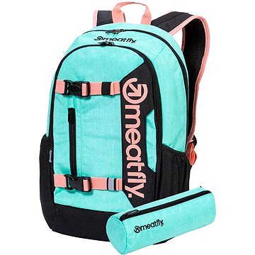 Obrázok Meatfly Basejumper 6 Backpack, Heather Mint (8590201760299)