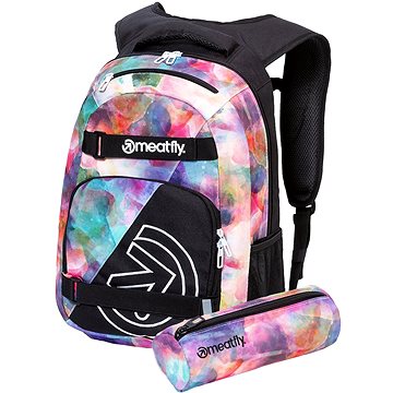 Obrázok Meatfly Exile 5 Backpack, Universe Color, Black (8590201760381)