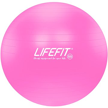 Obrázok Gymnastický míč LIFEFIT ANTI-BURST 55 cm, růžový