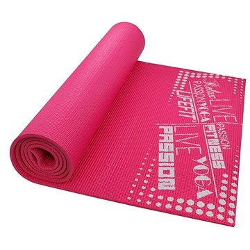 Obrázok Gymnastická podložka LIFEFIT SLIMFIT PLUS, 173x61x0,6cm, světle růžová