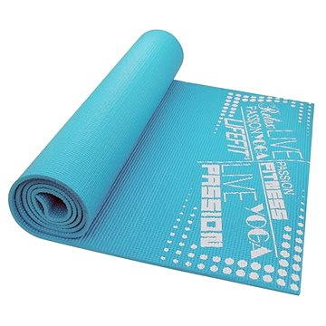 Obrázok Gymnastická podložka LIFEFIT SLIMFIT PLUS, 173x61x0,6cm, světle tyrkysová