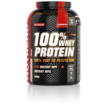 Obrázok 100% WHEY PROTEIN, 2250 g, jahoda