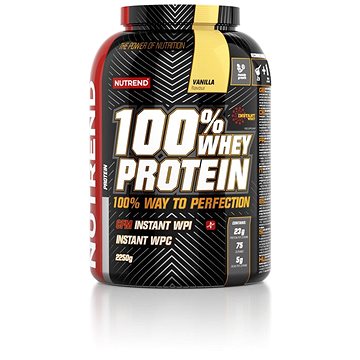 Obrázok Nutrend 100% WHEY Protein 2250g vanilka