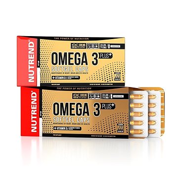 Obrázok Nutrend Omega 3 PLUS Softgel Caps 120 kapslí