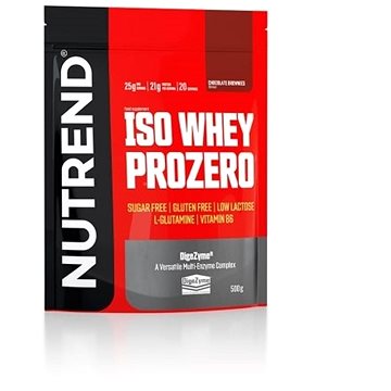 Obrázok Nutrend ISO WHEY PROZERO, 500g, čokoládové brownies (VS-102-500-ČOB)