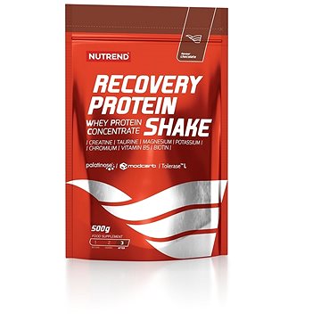 Obrázok Nutrend RECOVERY PROTEIN SHAKE, 500 g, čokoláda a kakao (VS-091-500-ČKK)