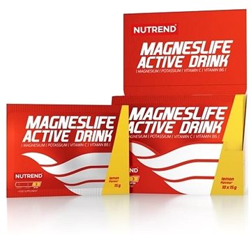 Obrázok Nutrend Magneslife Active Drink, 10× 15 g, citrón (VS-095-150-CI)