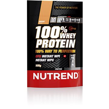 Obrázok Nutrend 100 % Whey Protein, 500 g, Biscuit (VS-032-500-BI)