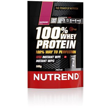 Obrázok Nutrend 100 % Whey Protein, 500 g, Malina (VS-032-500-MA)