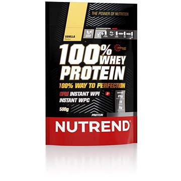 Obrázok Nutrend 100 % Whey Protein, 500 g, Vanilka (VS-032-500-VA)