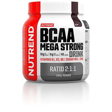 Obrázok Nutrend BCAA Mega Strong Drink (2:1:1), 400 g, kola (VS-106-400-CO)