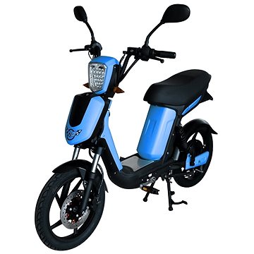 Obrázok Elektrický motocykl RACCEWAY E-BABETA , modrý-matný