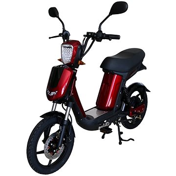 Obrázok Elektrický motocykl RACCEWAY E-BABETA, vínový-metalíza