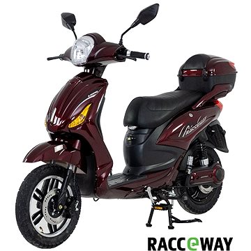 Obrázok Racceray E-Moped, 20 Ah, vínový-lesklý (4891223129366)