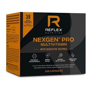 Obrázok Reflex Nexgen PRO + Digestive Enzymes 120 kapslí (5033579035291)