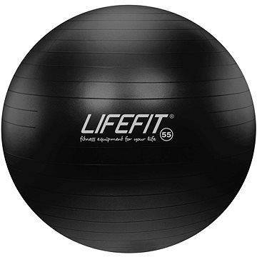 Obrázok Gymnastický míč LIFEFIT ANTI-BURST 55 cm, černý