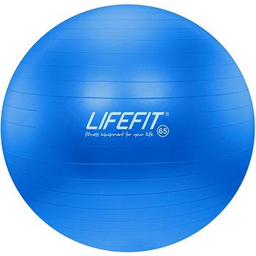 Obrázok Gymnastický míč LIFEFIT ANTI-BURST 65 cm, modrý