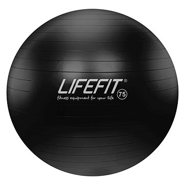 Obrázok Gymnastický míč LIFEFIT ANTI-BURST 75 cm, černý